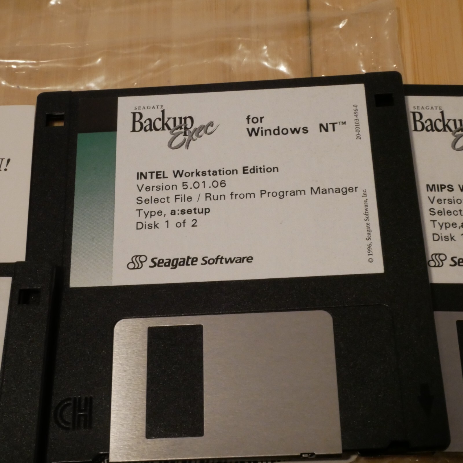NOS Sealed Backup Exec Windows NT Workstation Edition Seagate Arcadia Software
