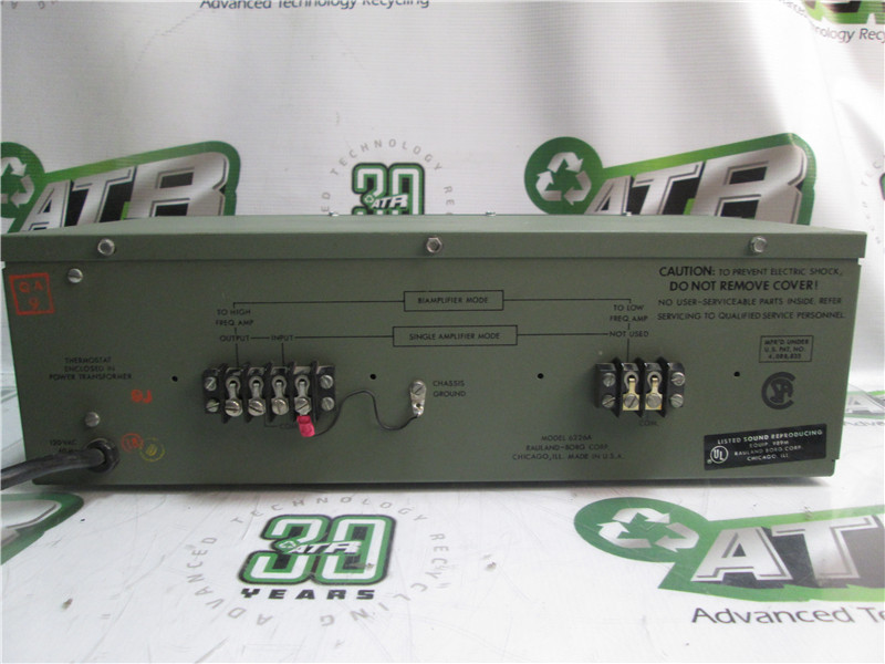 Rauland Spectrum Master Equalizer 6226A Professional Audio Equipment