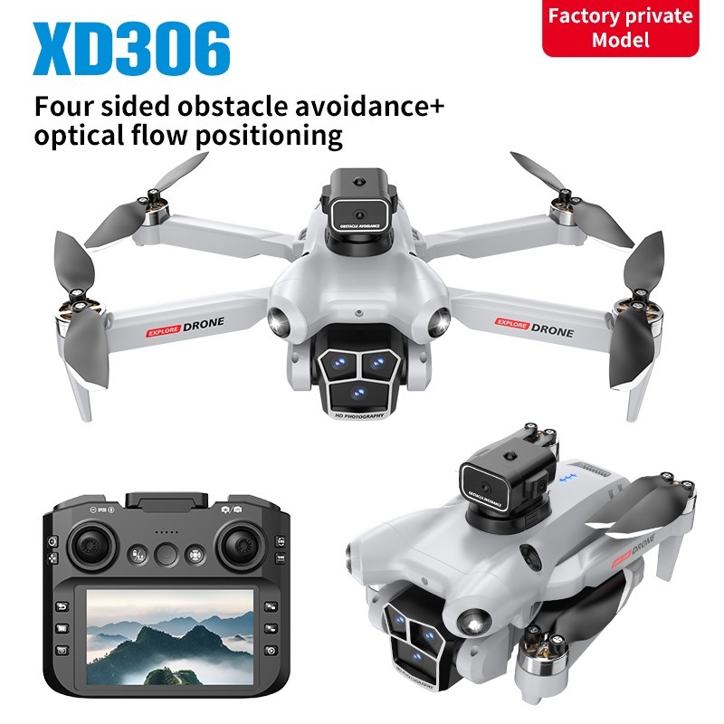 CS24 Foldable RC Drone with  Camera & Obstacle Avoidance, Optical Flow Positioni
