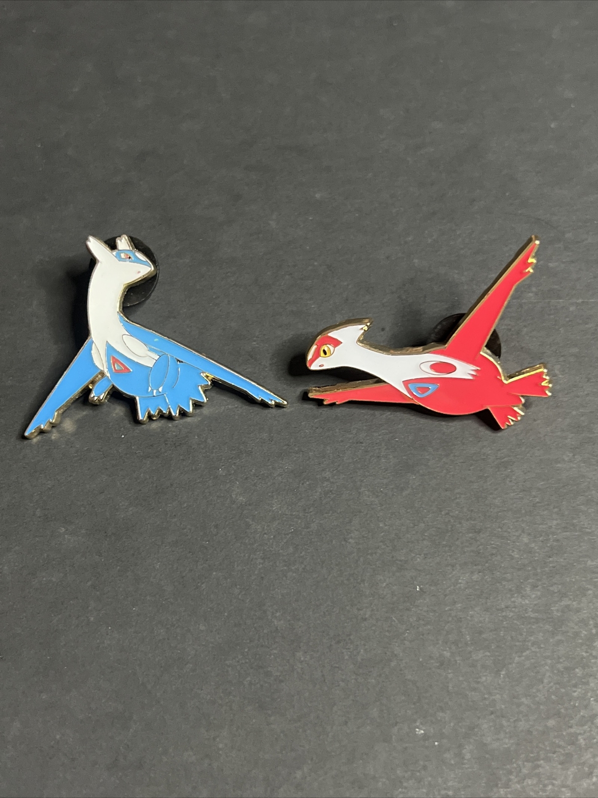 Pokémon TCG Official Collectors Enamel Pins Latias and Latios Dragon Majesty