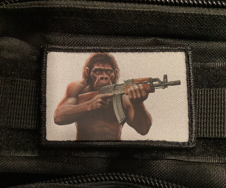 Killer Teddy Bear Patch Horror Morale Tactical Hook [sub]