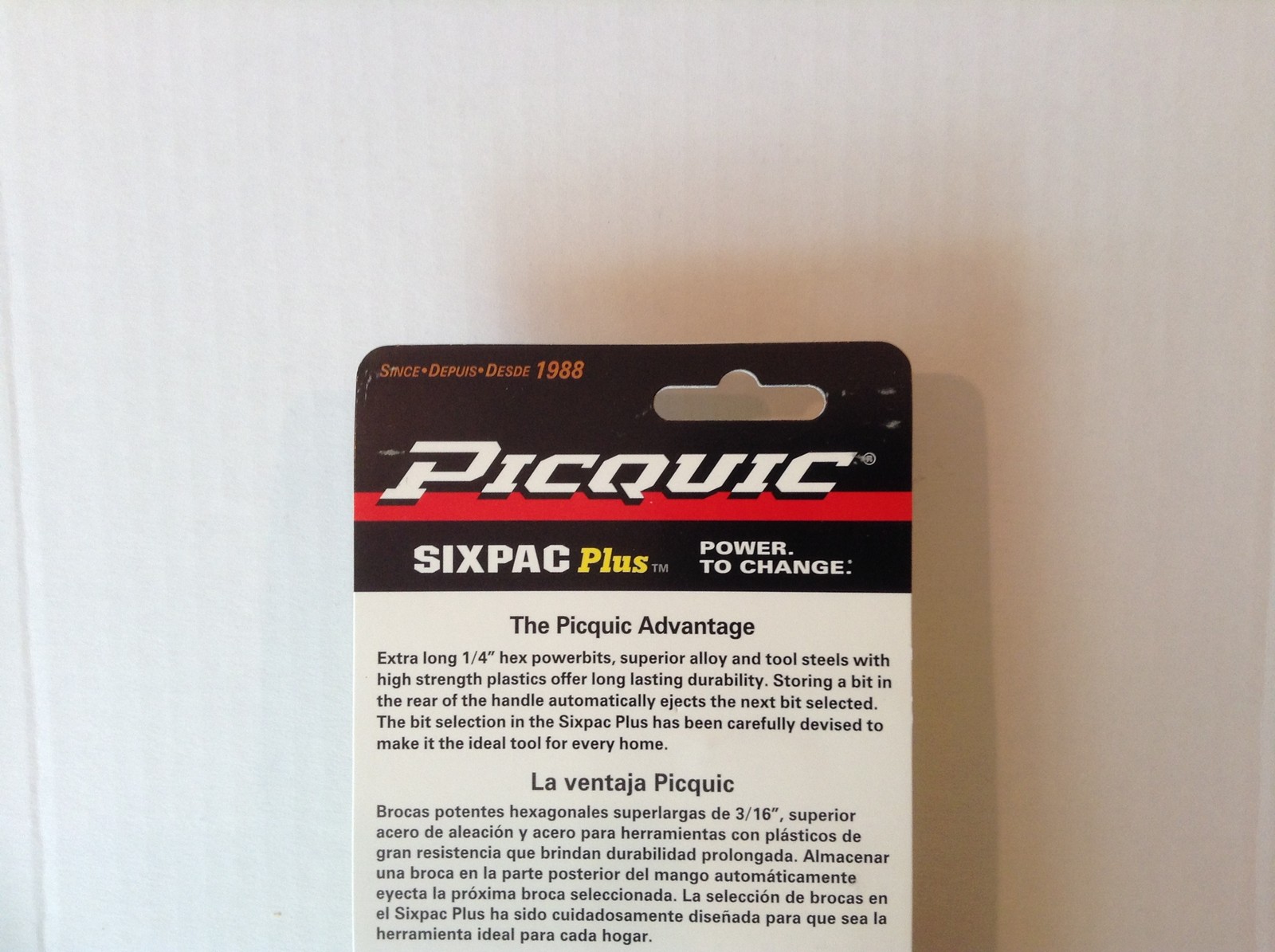 PICQUIC SIXPAC Plus Screwdriver Multi Bit with 7 Hex Powerbits - "Gecko Green"