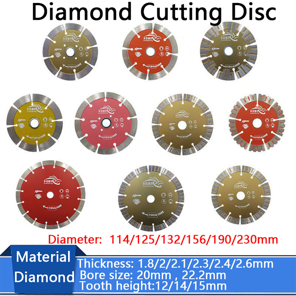 Diamond Slotting Saw Blade Grooving Cutting Disc for Marble Concrete Granite
