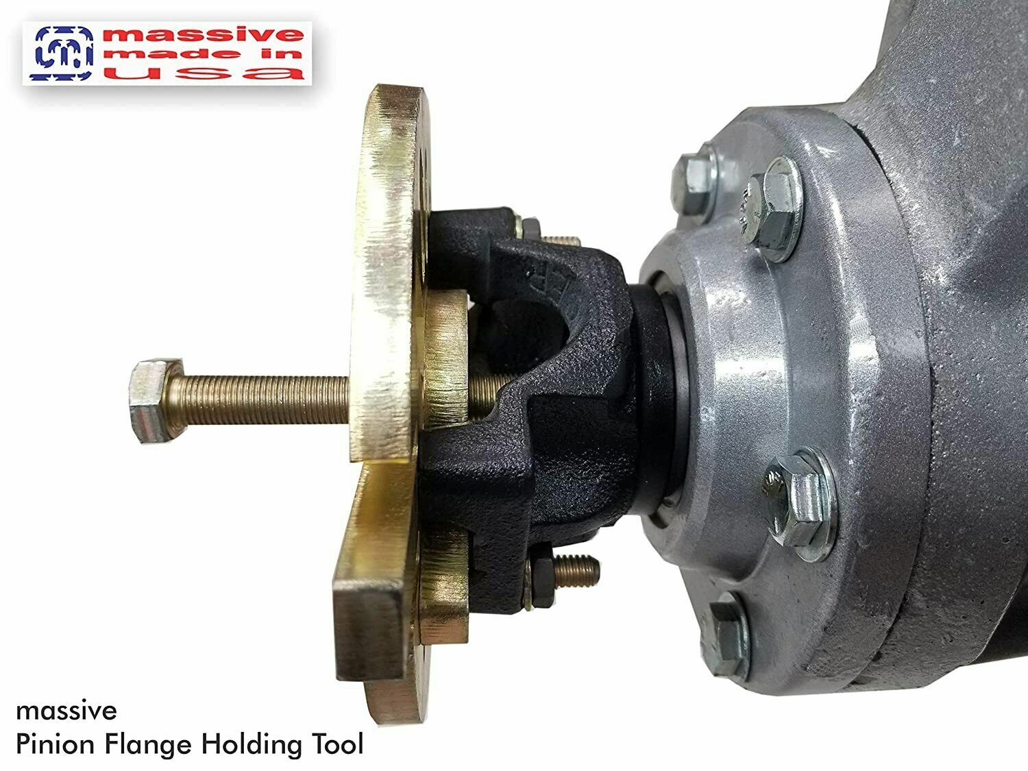 Pinion Flange Holding Tool Holder Yoke Wrench GM Ring Rear End Axle Nut 10 12 Bo
