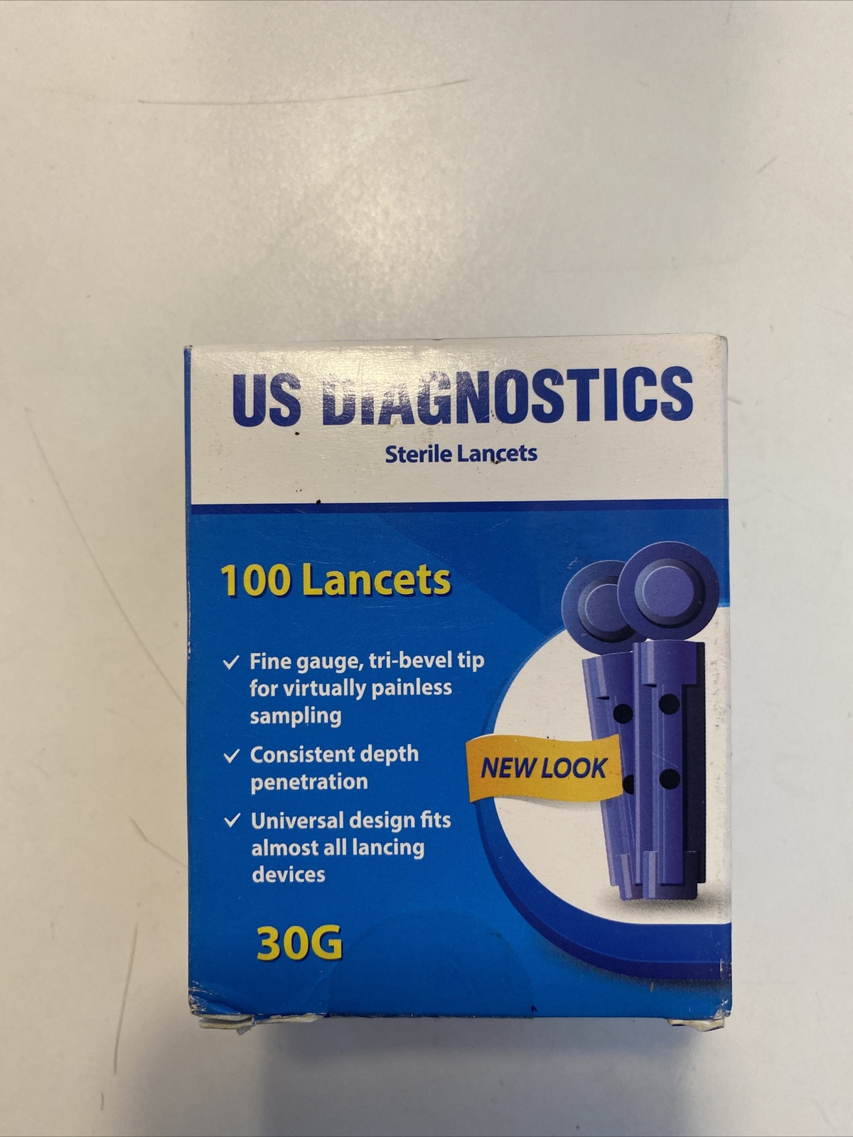 Sterile Lancets,US Diagnostics Sterile Lancets - 100ct Box , New