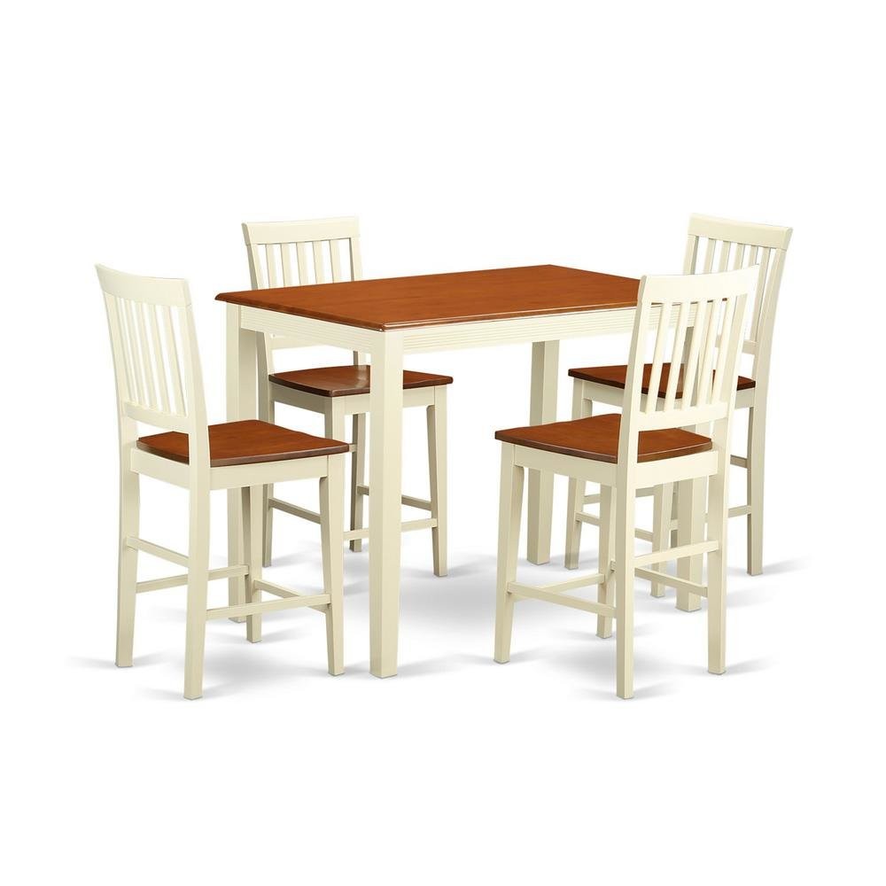 Elegant Counter-Height Kitchen Table Set – Dining Room Set for 4