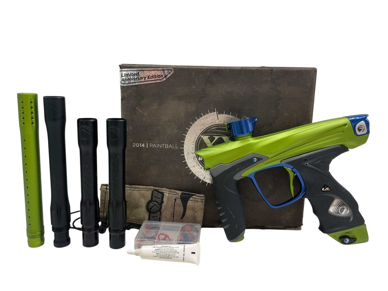 Dye DM14 20 Year Anniversary Edition Green/Blue Paintball Gun