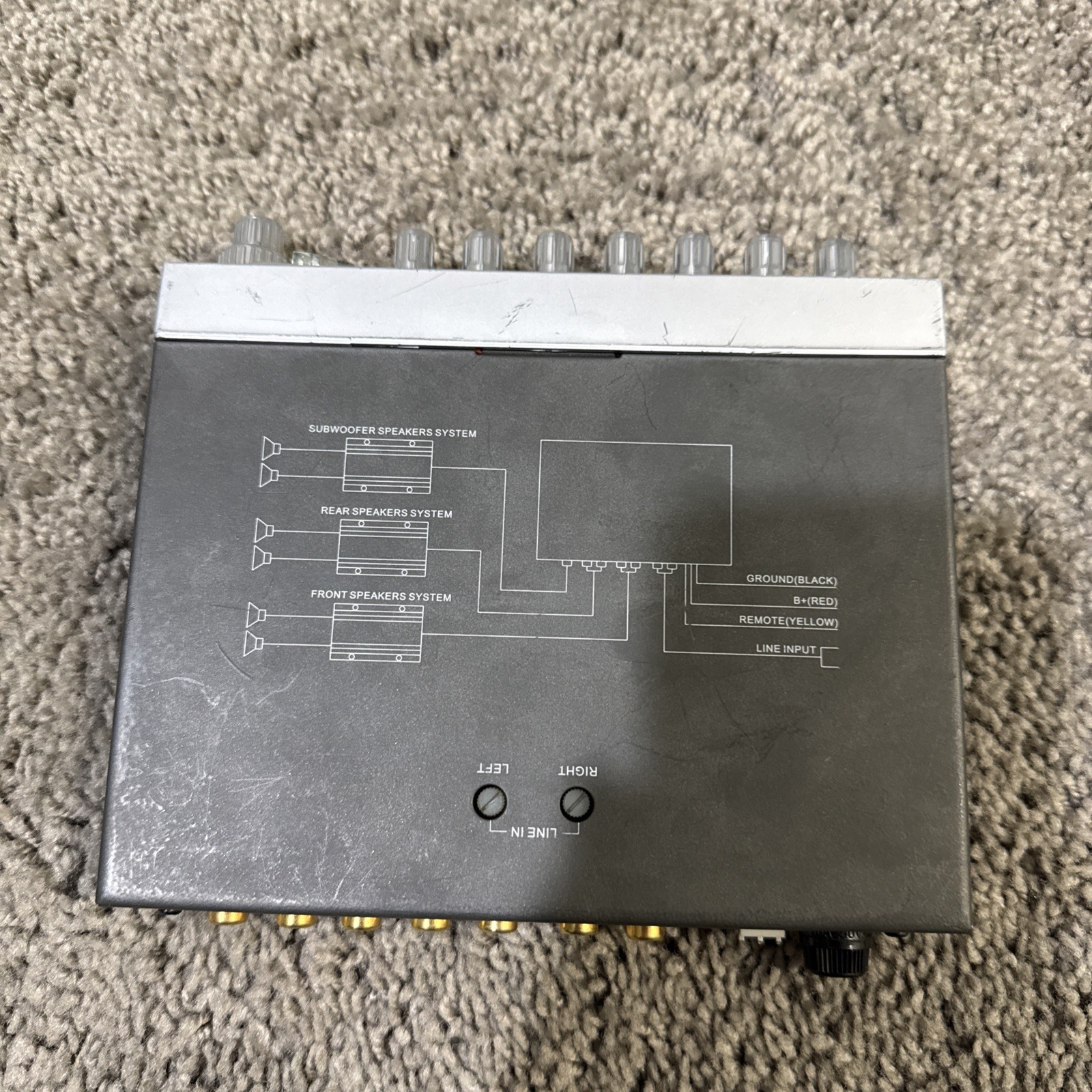 VTG Graphic Car Equalizer Crossover VR3 VPE-500S Xtreme