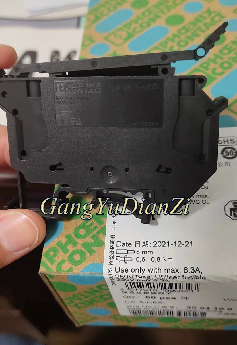 50Pcs/Box New For PHOENIX CONTACT terminal block UK 5-HESI 3004100 #