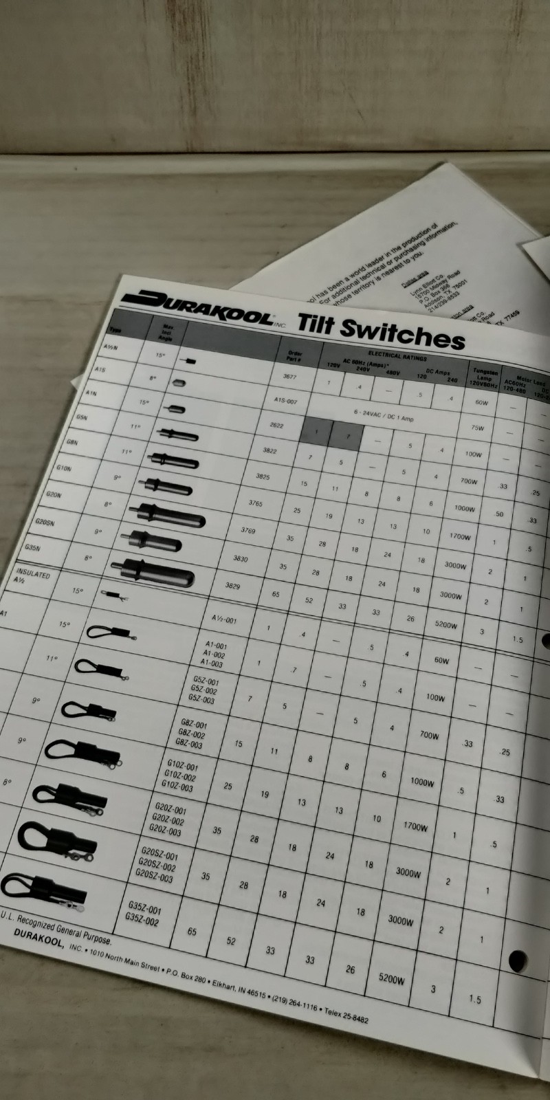 1987 DURAKOOL catalog relays switches electrical products C3