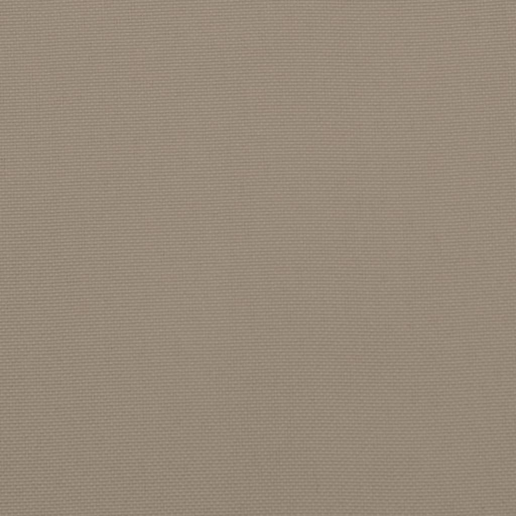 Garden Bench Cushion Taupe 100% polyester 59.1 x 19.7 x 1.6 in