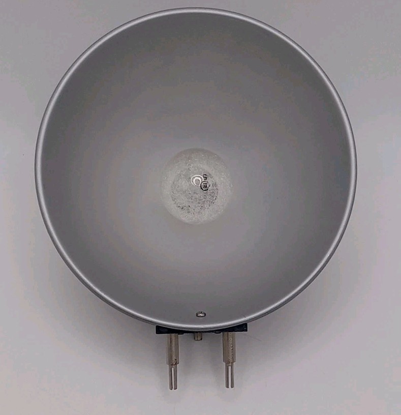 Vintage 5" ANSCO Flash Holder Reflector for Ready Flash Camera~With One Bulb!