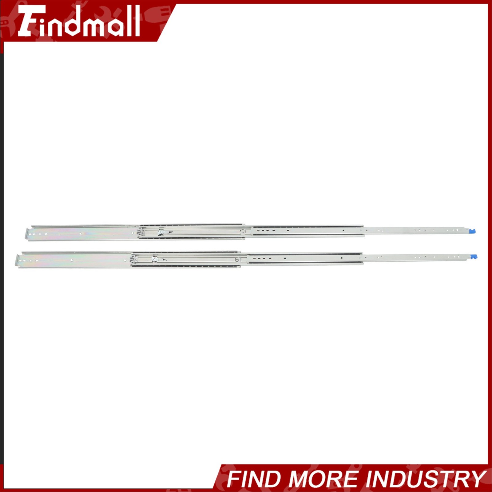 Findmall Heavy Duty 38" Drawer Slides w/Lock 500lb - Full Extension Ball Bearing