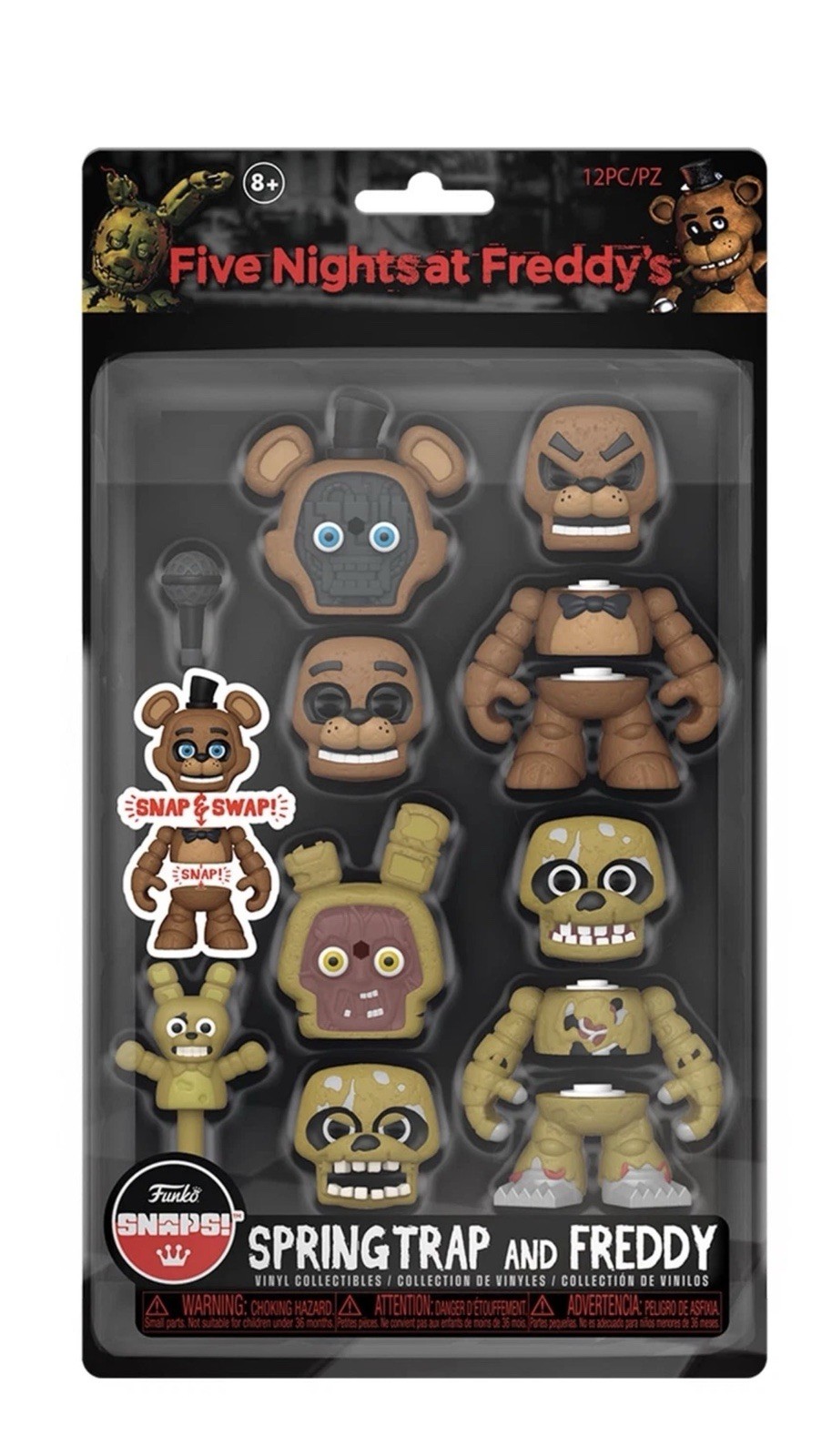 Funko Snaps! Five Nights at Freddy's Springtrap & Freddy Snap & Swap Figures