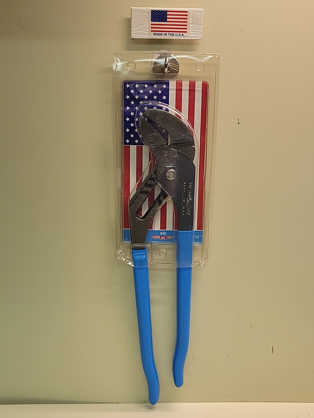 #440 12" Channellock Tongue Groove Plier  US FLag Package New Old Stock USA