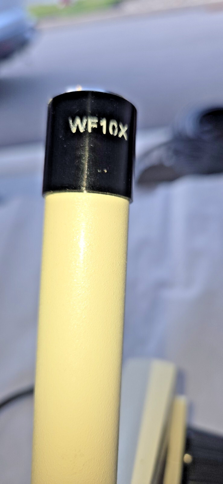 Vintage Student Microscope WF10X Eyepiece 4X 10X 40X Objectives (#0008)