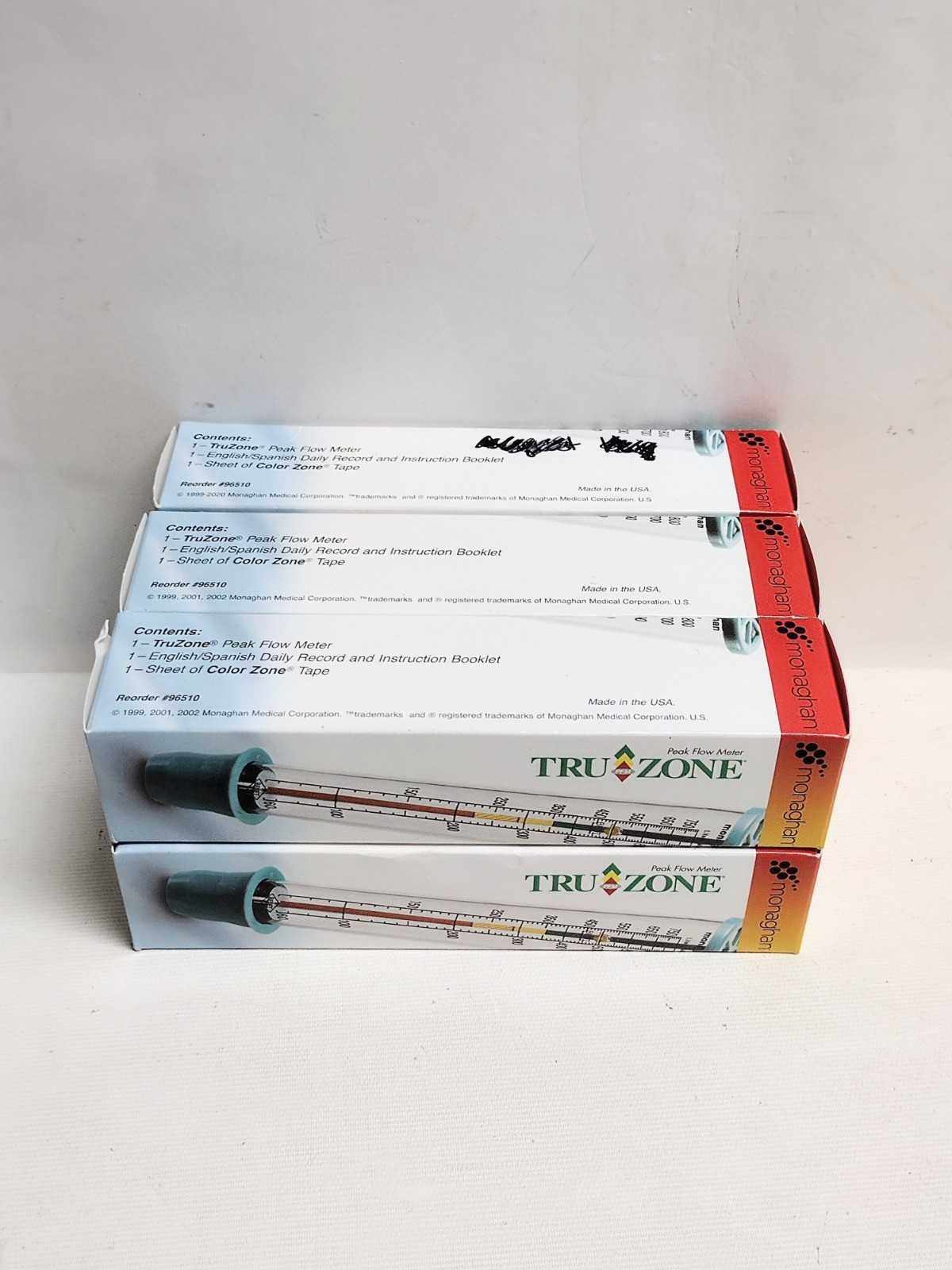 Monaghan 96510 TruZone Peak Flow Meter - Lot of 6