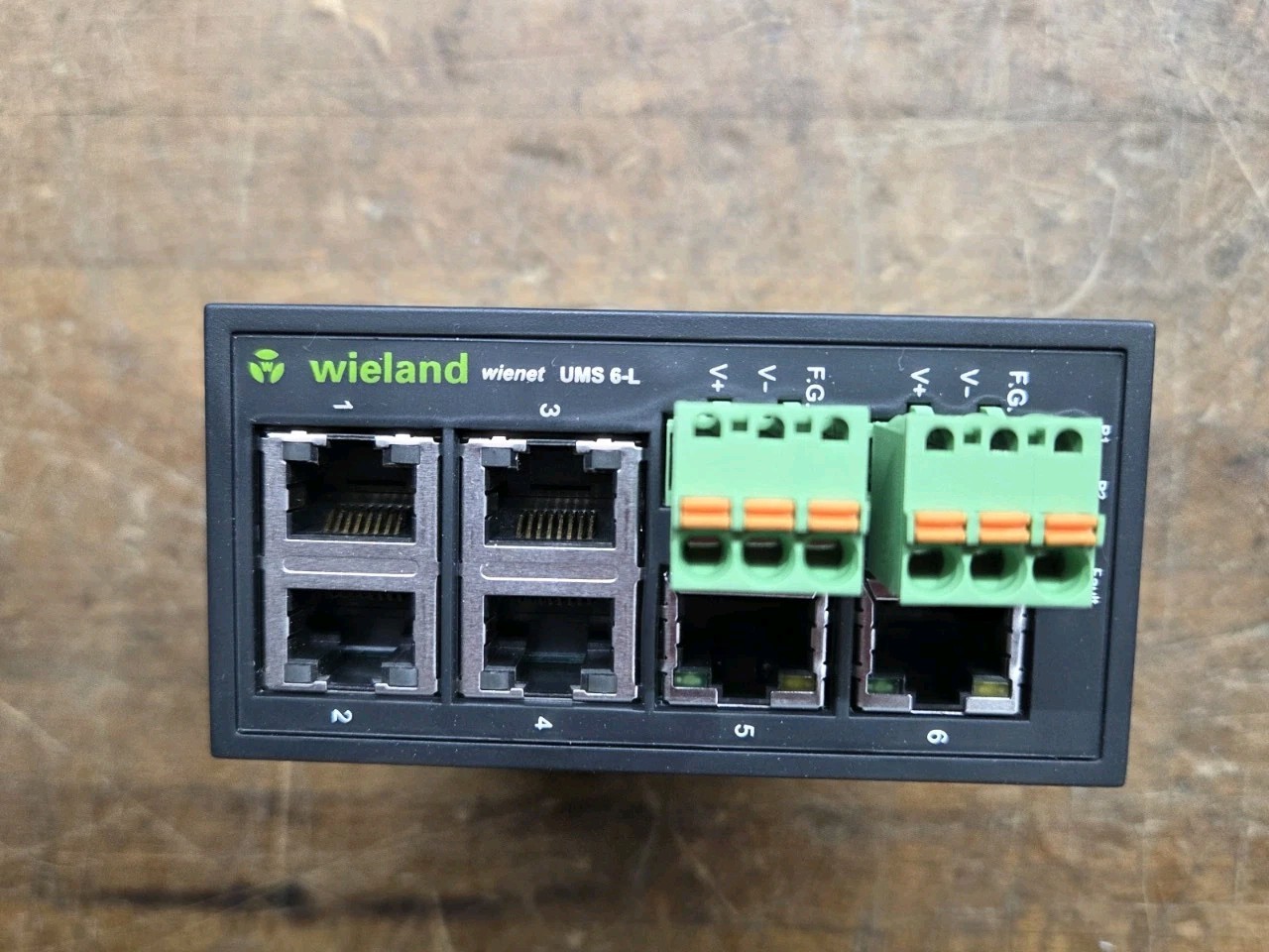 Wieland Wienet UMS 6-L Industrial IP Switch 6-Port Ethernet