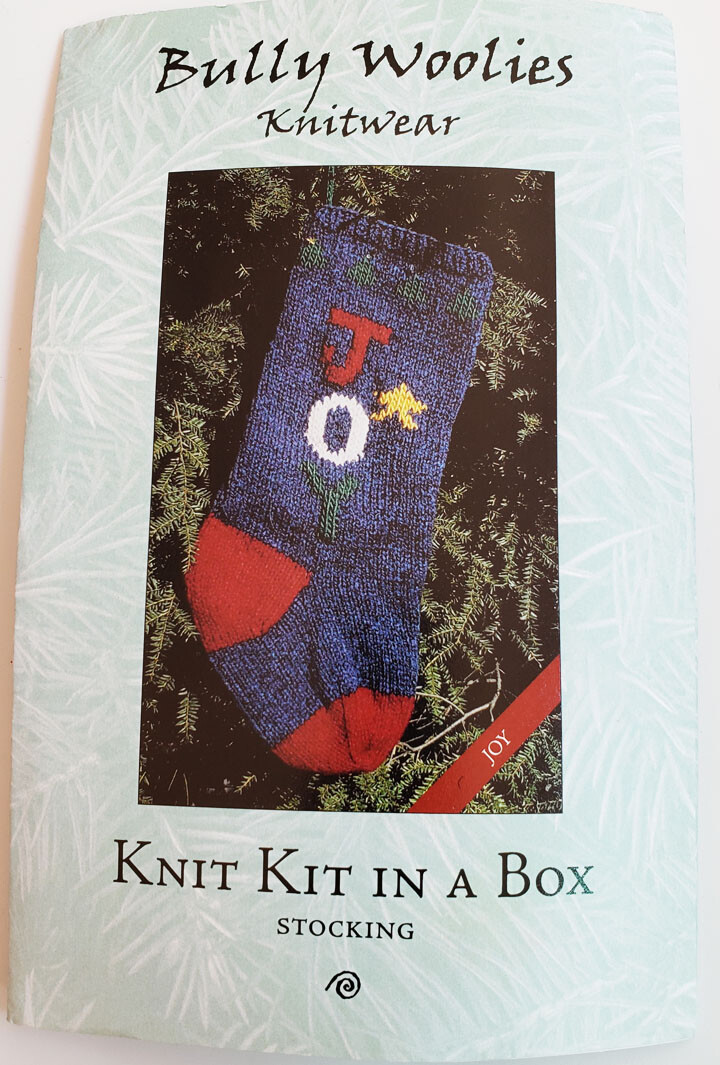 Bully Woolies Knitwear Knit Kit in a Box Christmas Stocking Kits SALE!!
