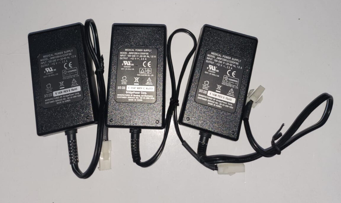 LOT OF 3 MEDICAL POWER SUPPLY JMW128KA1200F06