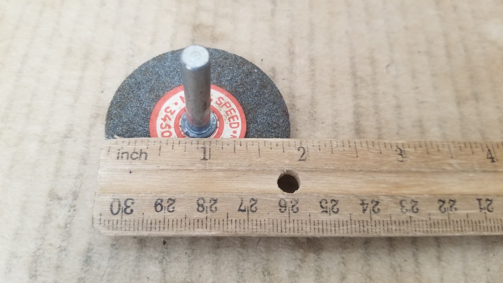 2pc Fuller Japan Grinding Wheel Drill attachment sharpening stone , VGC