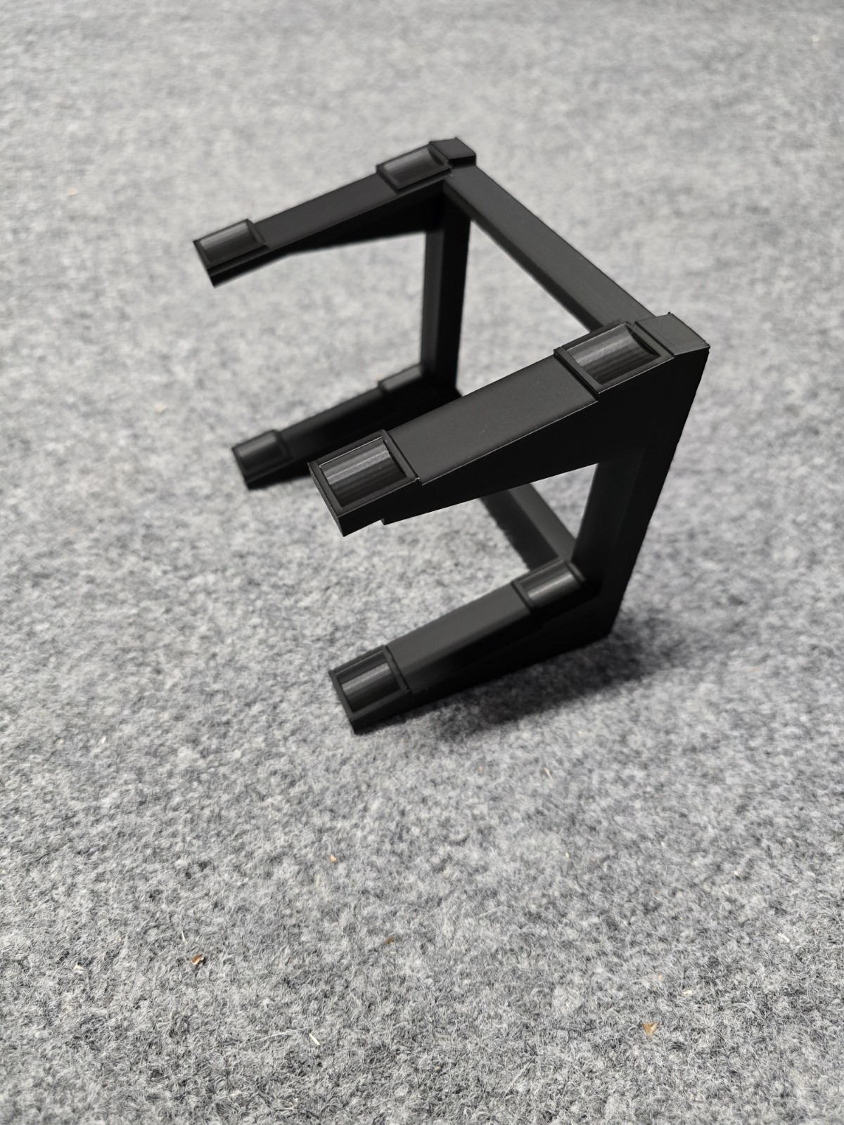 2 Tier 1:24 Black Nascar Diecast Display Stand (PLA+)