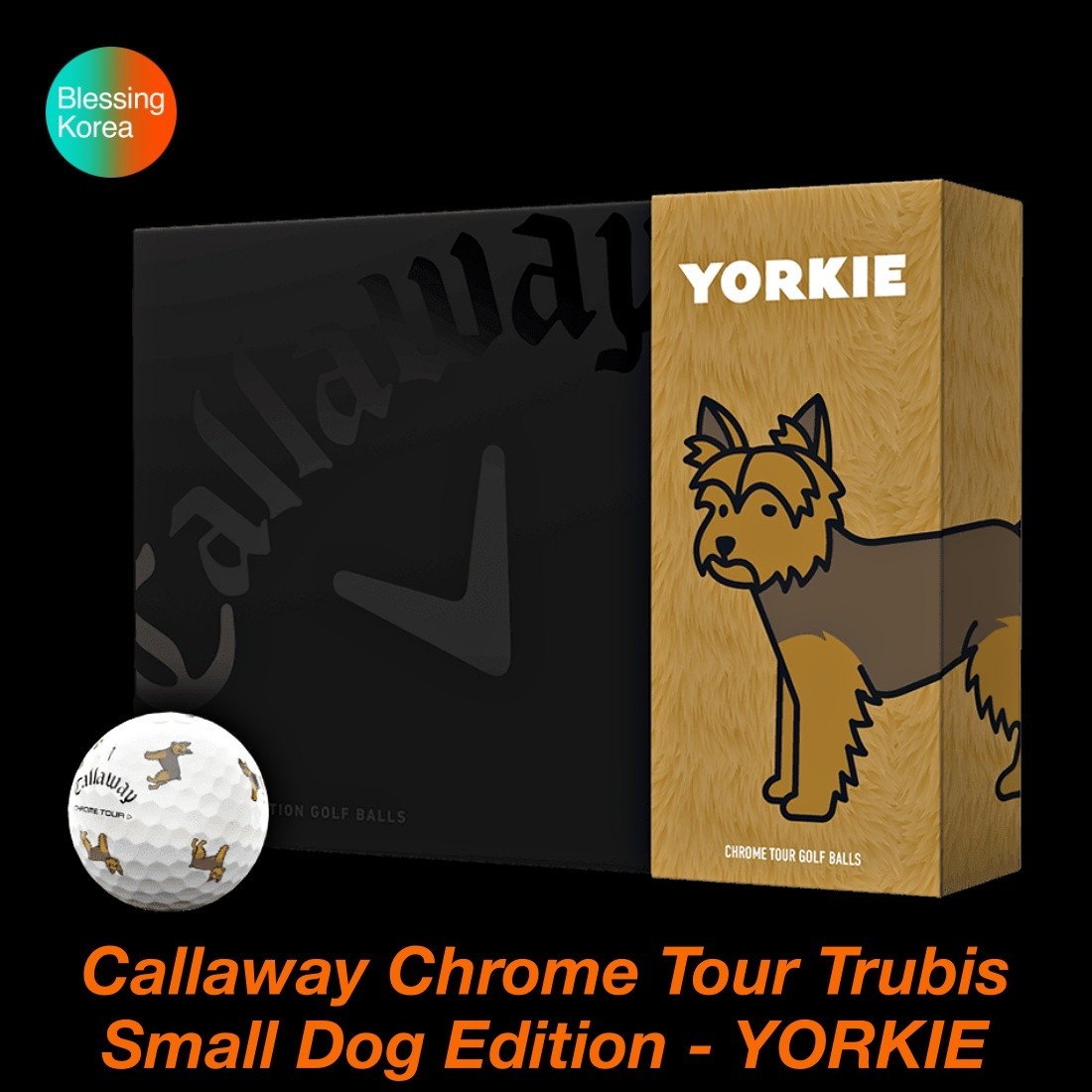 Callaway Chrome Tour Trubis Small Dog Edition YORKIE - 1 Dozen 🔸Tracking🔸