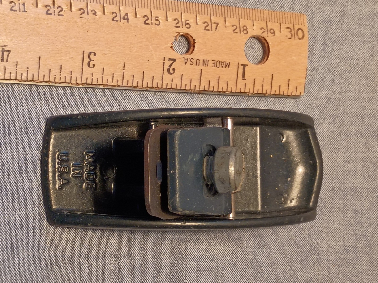 Vintage Thumb Plane 1" Wide Blade. Unknown Brand-Made in USA- used
