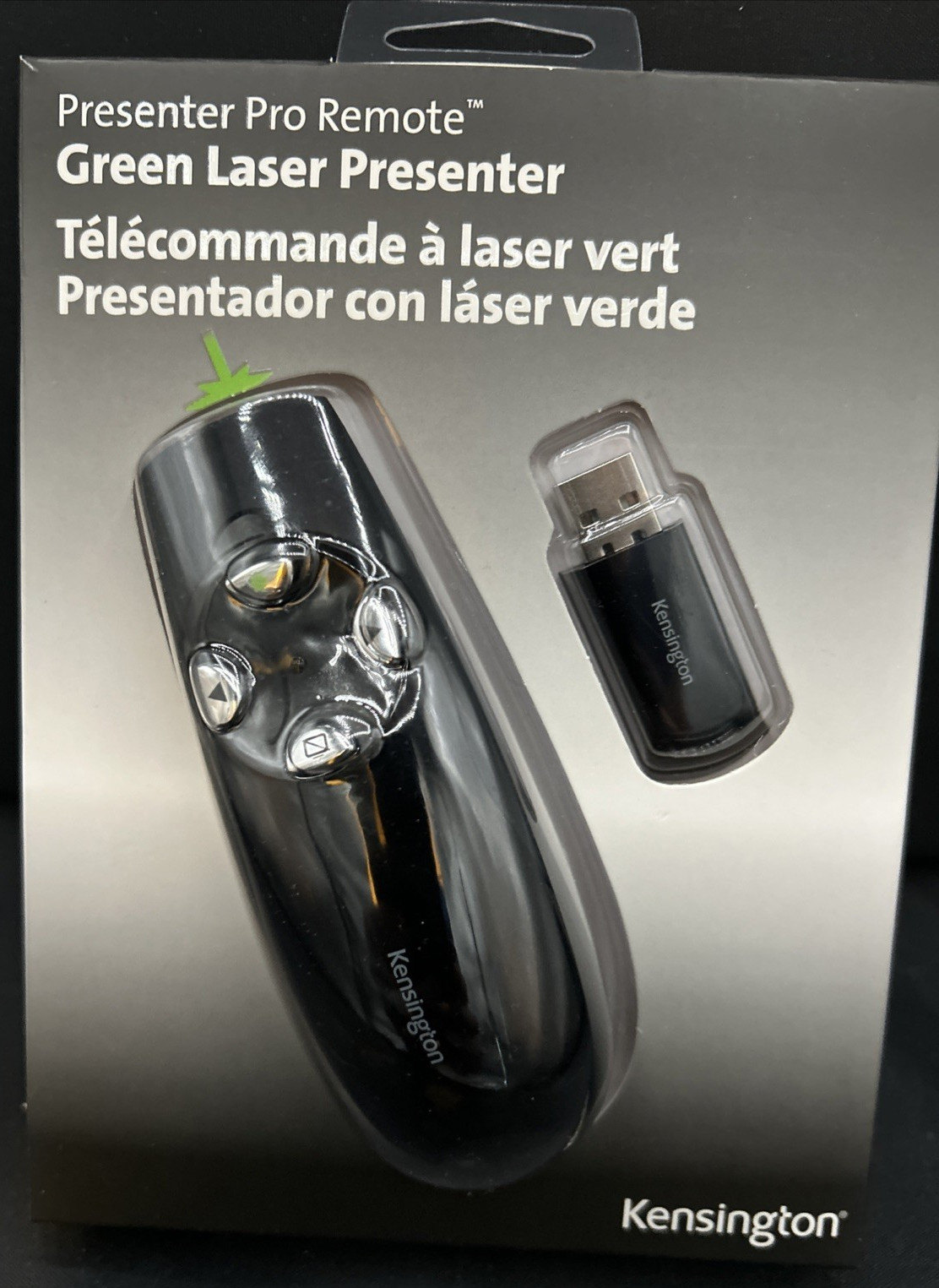 Kensington Presenter Pro Remote – Green Laser Wireless Presenter Windows 11/10/