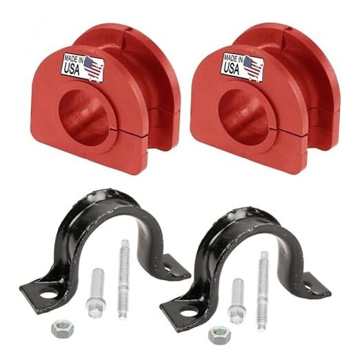 PAIR Front Sway Bar CODE RED Bushing Kit FITS Avalanche, Suburban, SDK565829