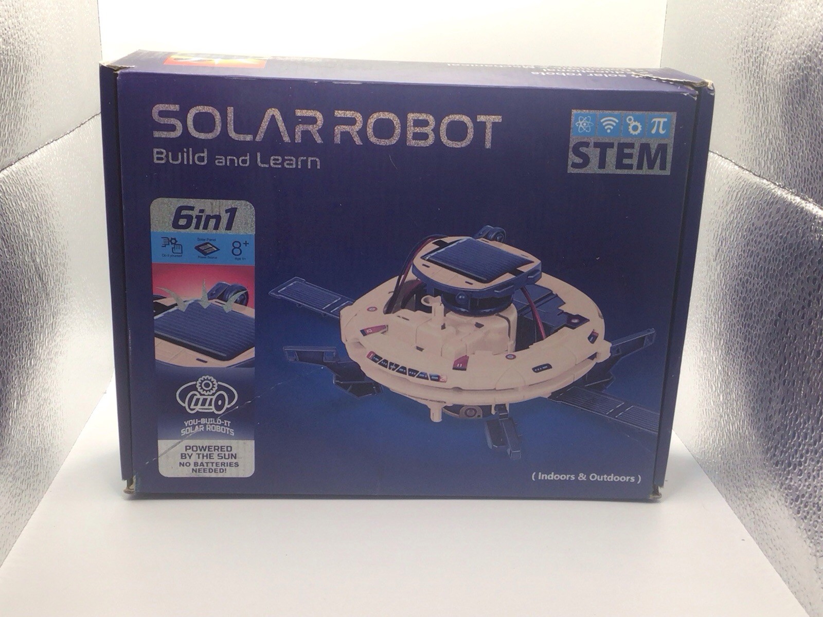 Stem Build and Learn SOLAR ROBOT **Damaged Box**Parts In Factory Sealed Plastic