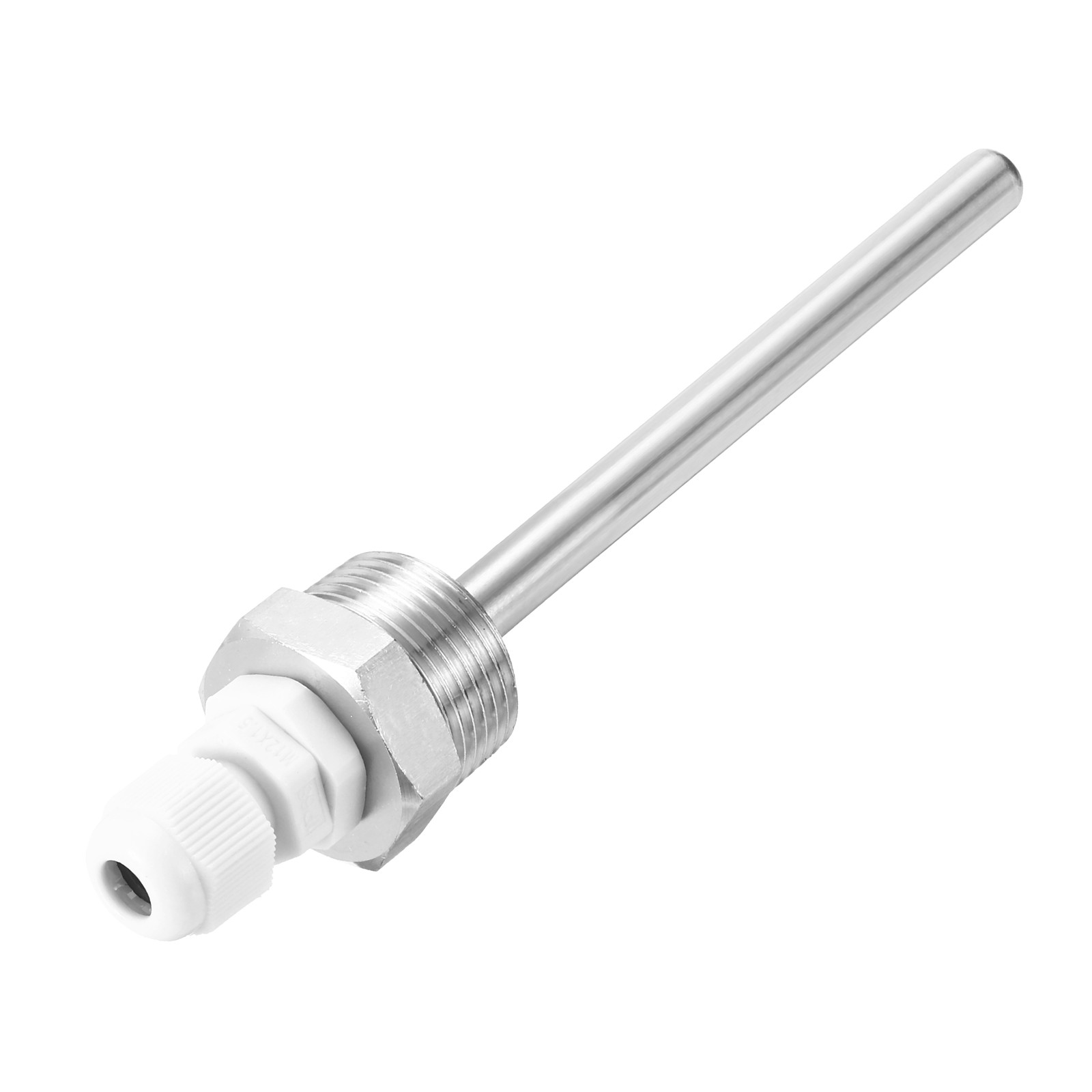 8mm Dia G3/4 Thermowell Weldless Stainless Steel 304 150mm White