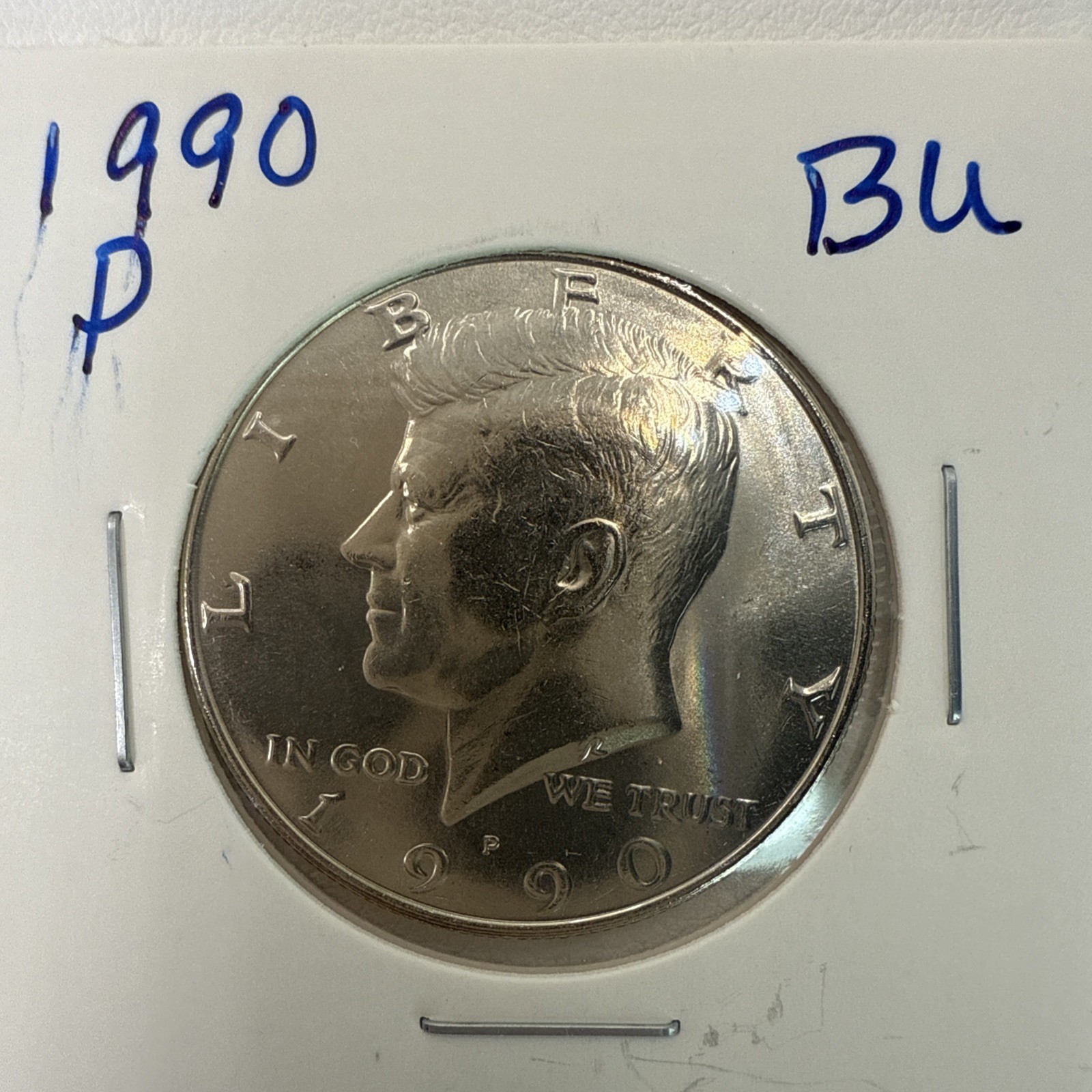 1990-P Kennedy Half Dollar BU (Brilliant Uncirculated) Philadelphia Mint