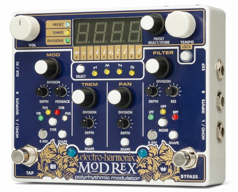 Electro-Harmonix Mod Rex Polyrhythmic Modulator pedal