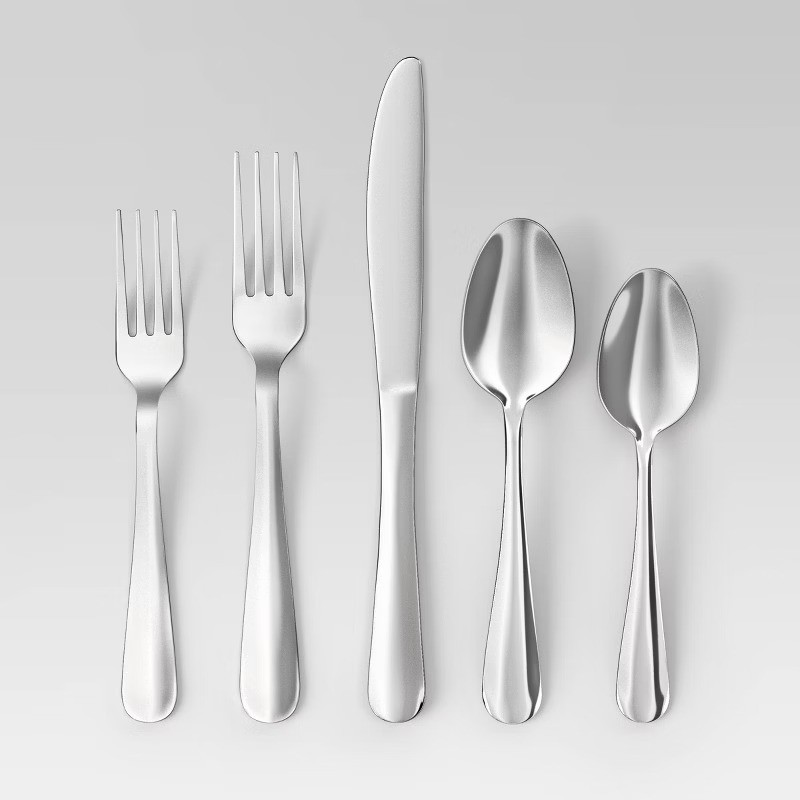 20pc Teagan Flatware Silver