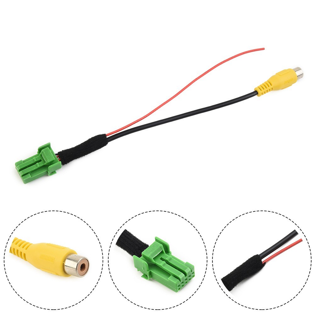 1* Car Rear View Camera Video Convert Cable Connection Adapter For Suzuki