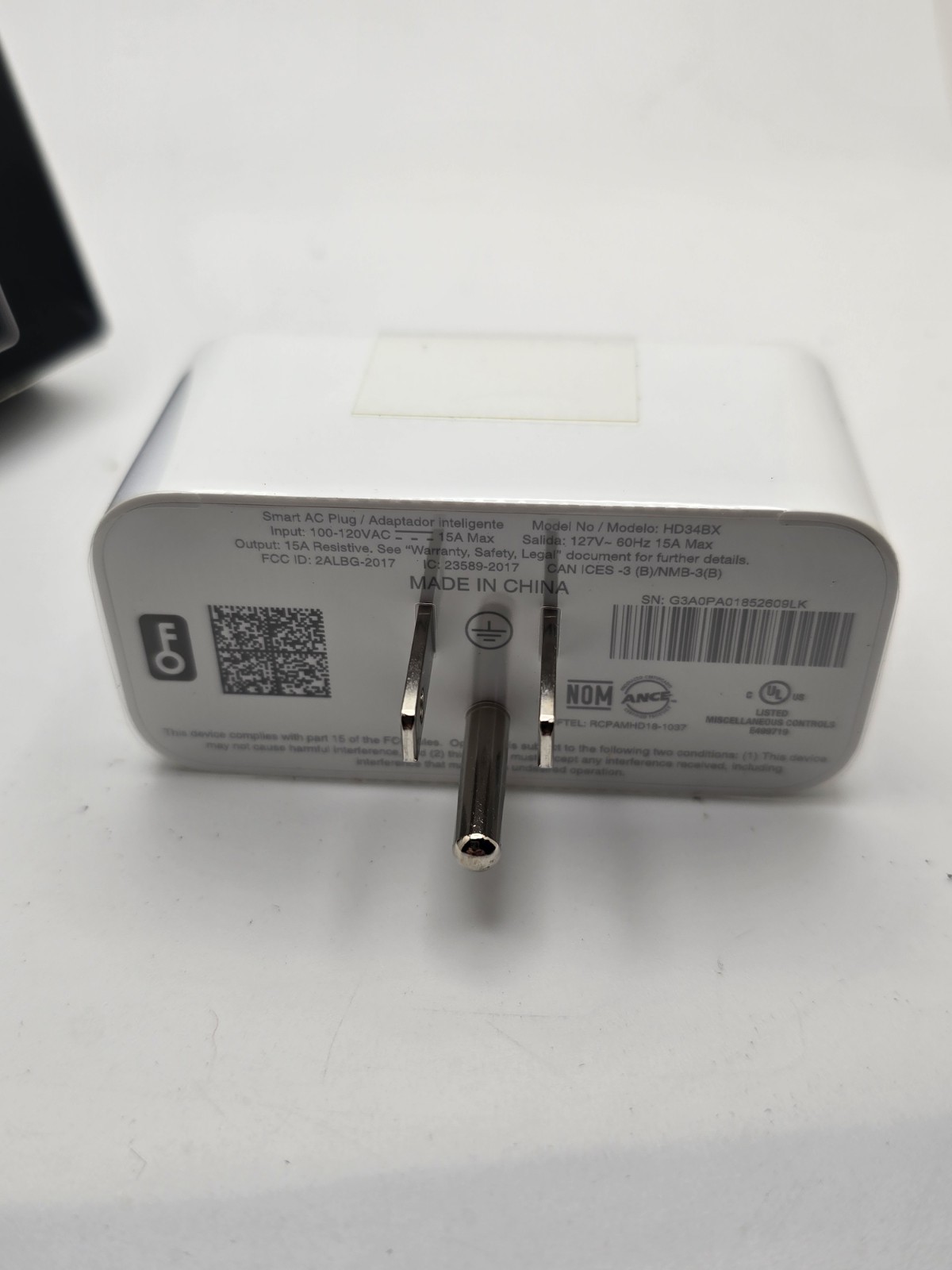 Amazon Alexa Smart Plug Wall Adapter OPEN BOX