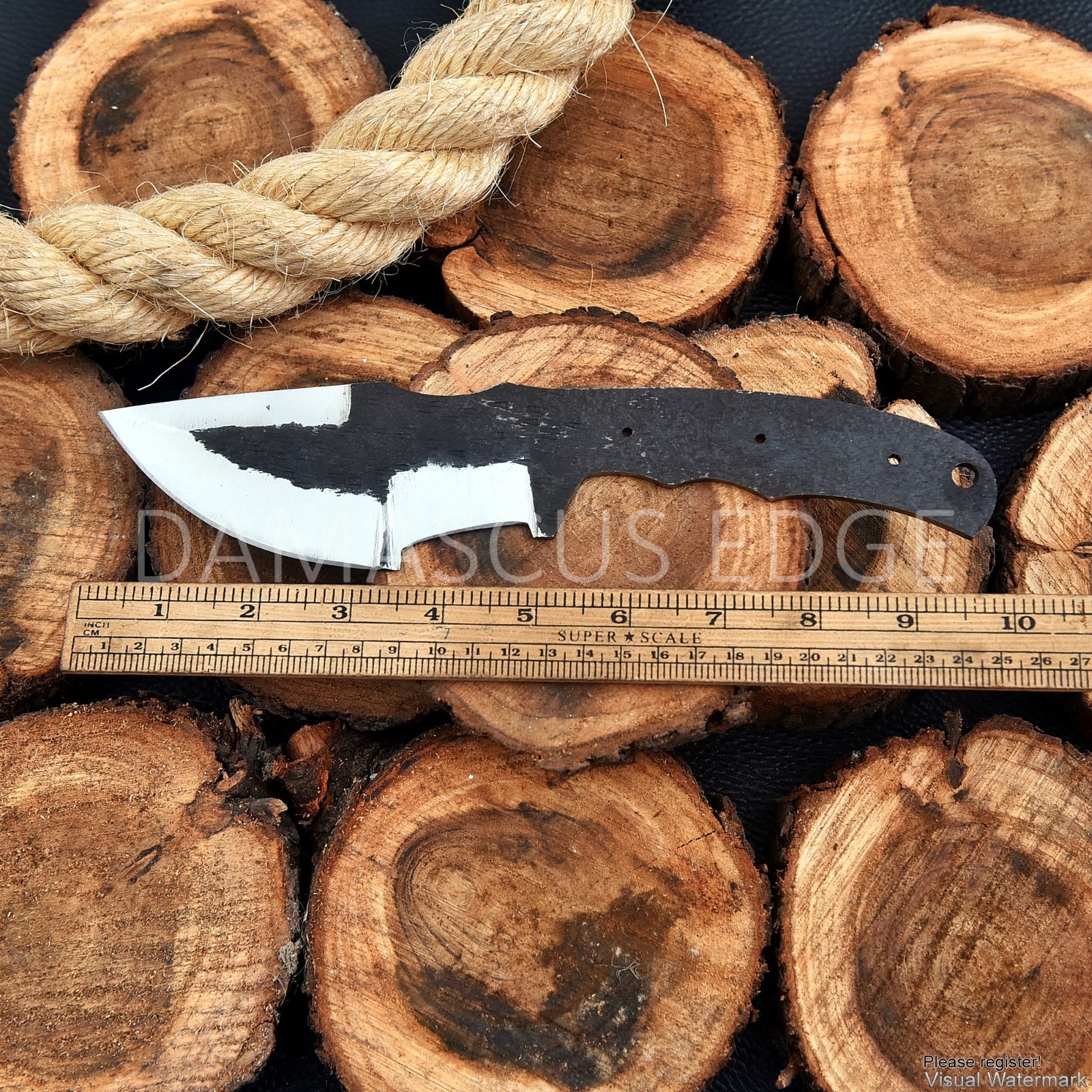 10'' Carbon Steel Tracker Knife Blank – Custom DIY Blade Making Supply Material