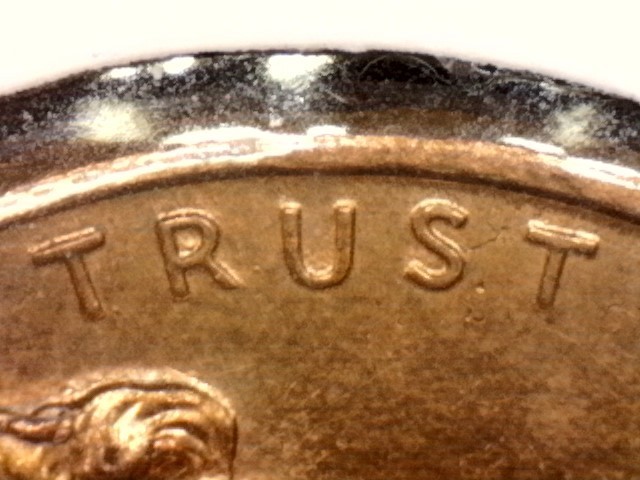 1993 Lincoln Cent Struck-Through Wire/Thread Error Est. MS63 RD UNC Large Error