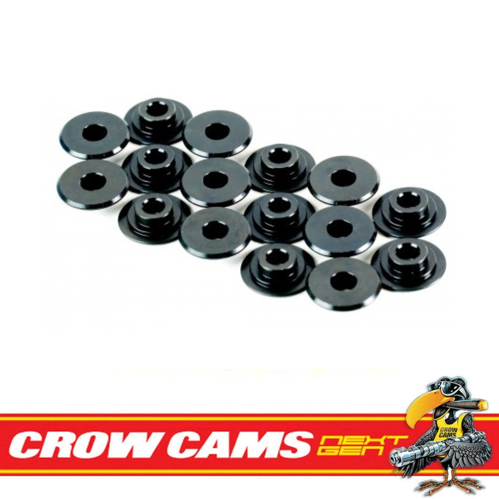 Crow Cams V8 Chrome Moly Valve Spring Retainers Standard Set x16 1.473" 11700-16