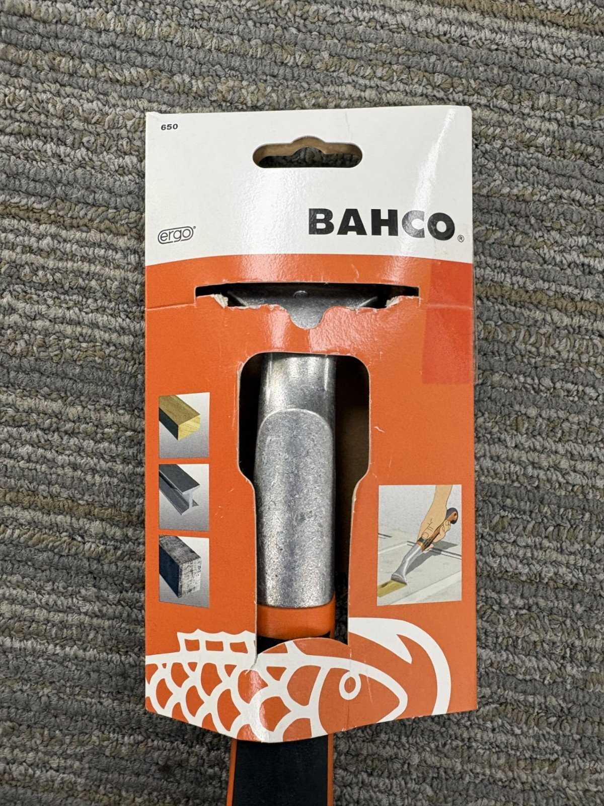 Bahco 650 - Paint Scraper - 2 Component Handle - Carbide Blades 442, 50mm