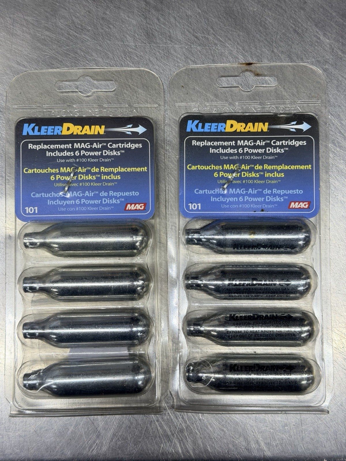VPC Kleer Drain Replacement Cartridges, Comes with six replacement power disks