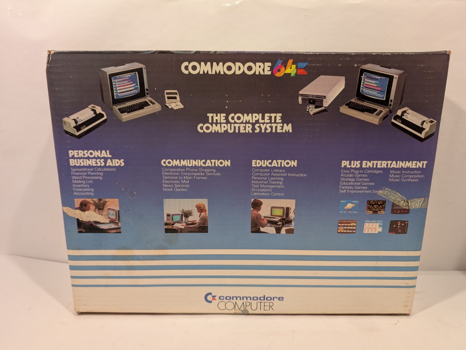 Commodore 64 Bundle - Computer - Floppy Drive - Printer - Joystick - Software