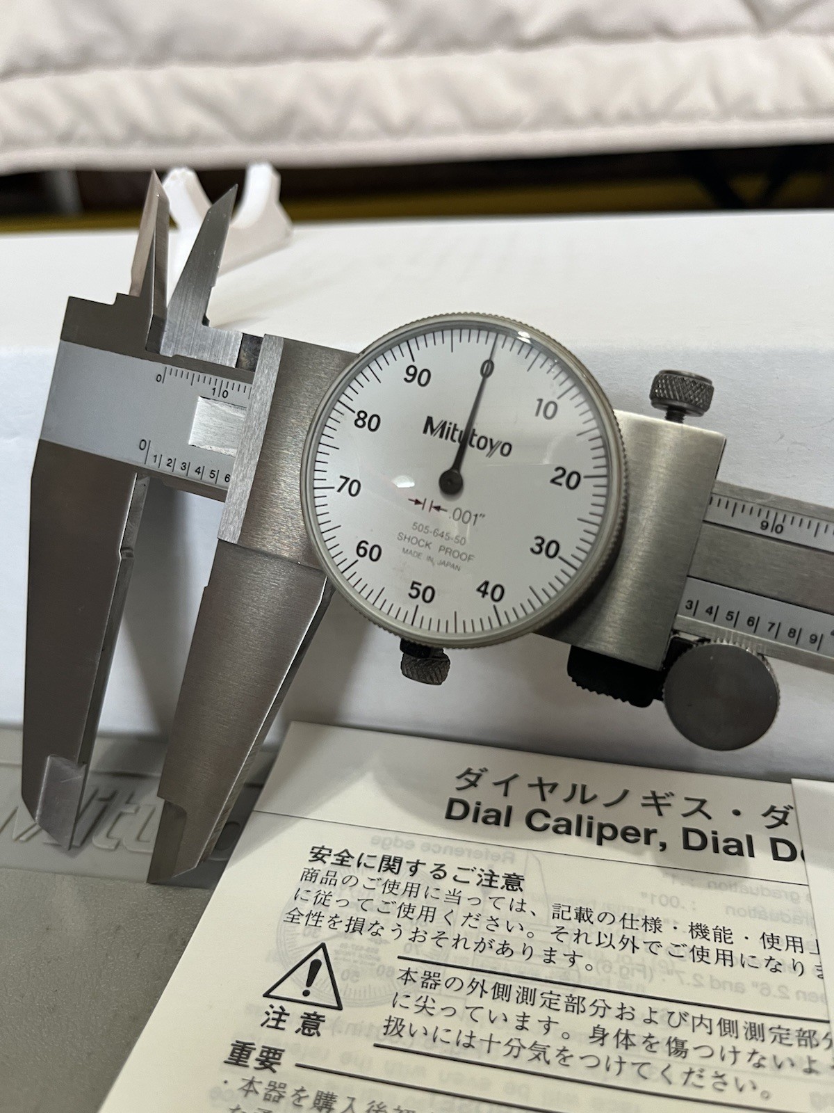 12” Dial Caliper, Depth Gage
