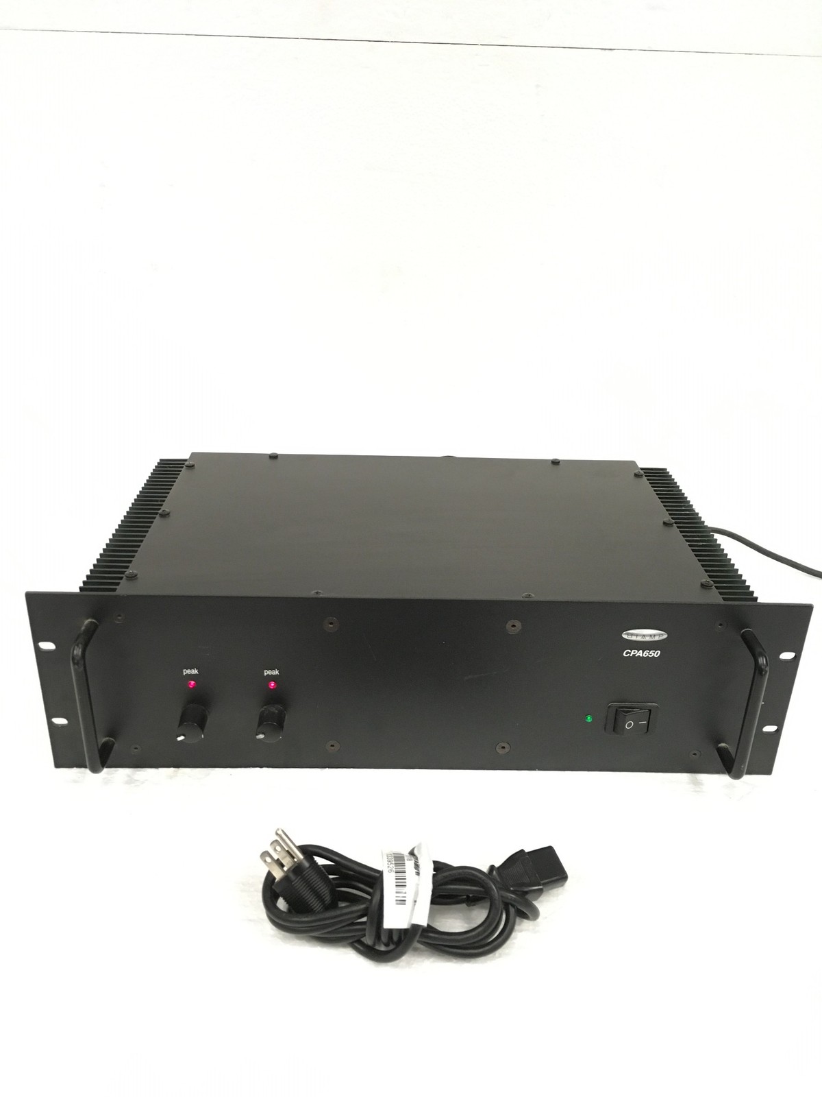 Biamp CPA-650 Power Amplifier 1500W Rack Mount Pro Audio WORKING FREE SHIPPING