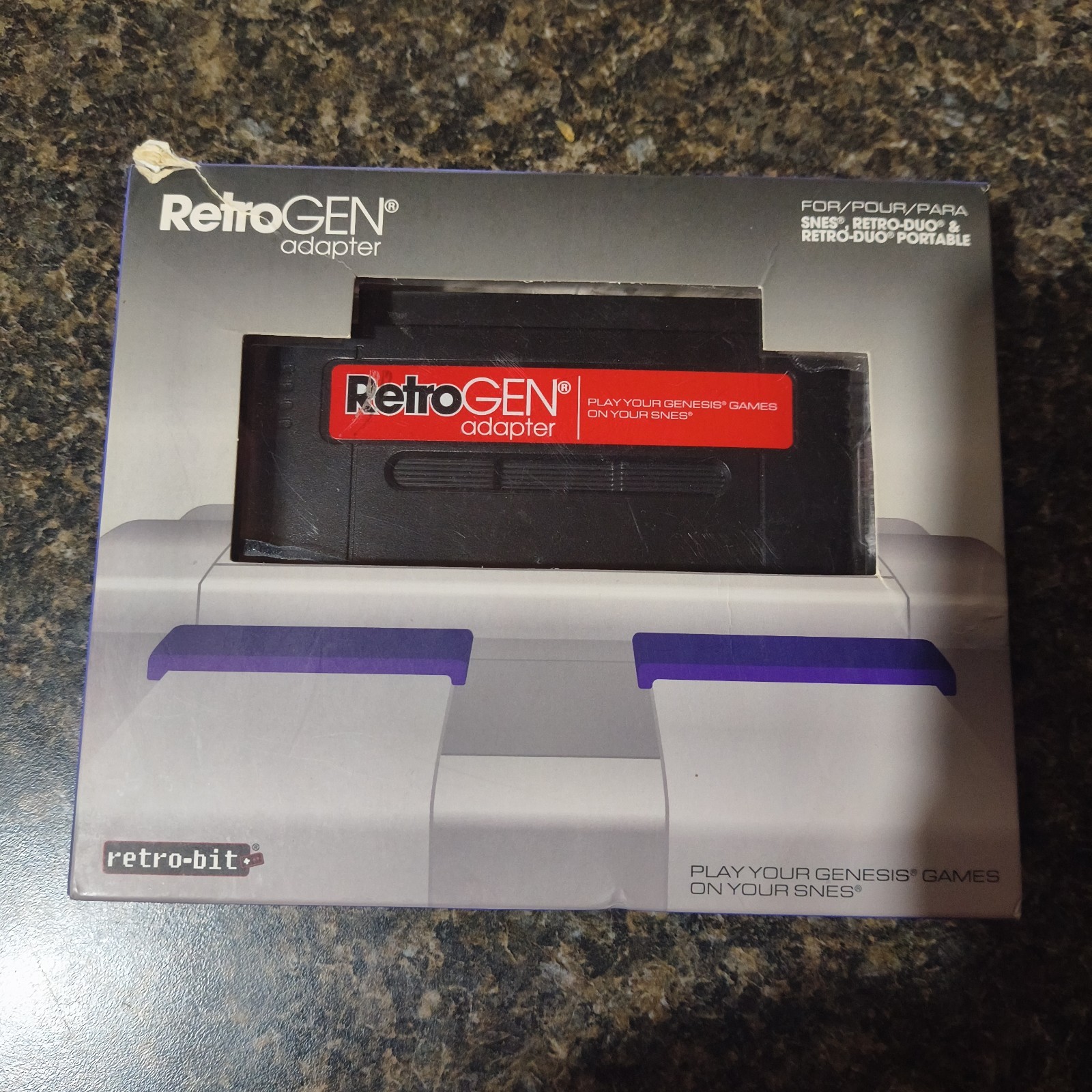 RetroGEN Adapter - Play Sega Genesis Games On SNES Super Nintendo Or Retro Duo