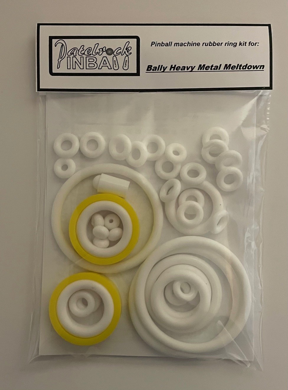 Bally Midway Heavy Metal Meltdown Pinball Rubber Ring Kit *Customize Your Kit*