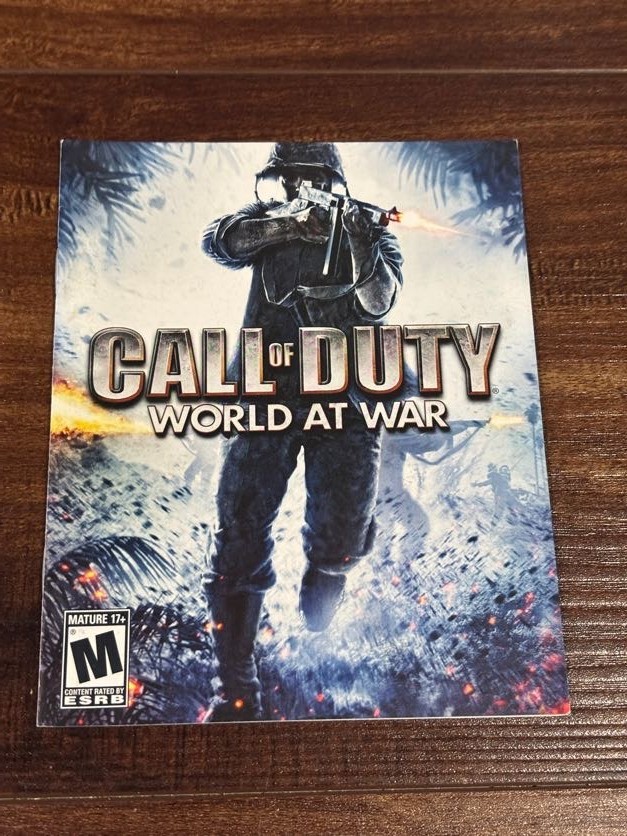Call of Duty World at War Playstation 3 PS3 Instruction Manual Only