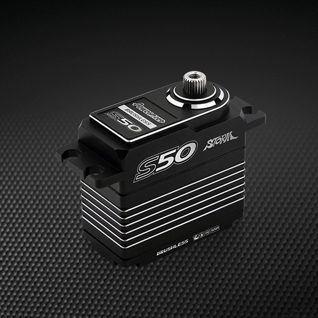 NEW POWER HD S50 694.4 oz / .10 Titanium & Steel Gear Brushless Servo