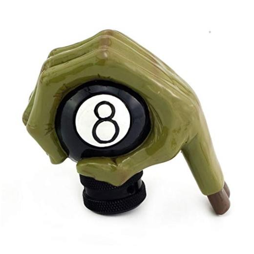 MT Gear Shifter Handle, Car Shift Stick Knob Devil Hand Griping Black Green